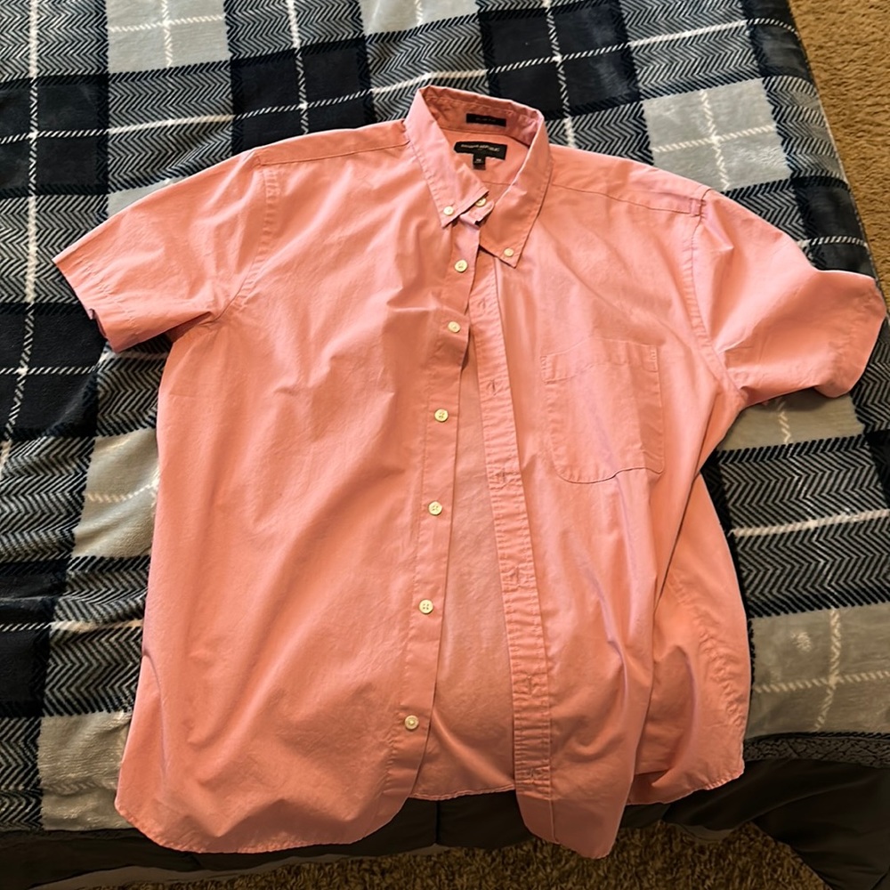 Pink button up
